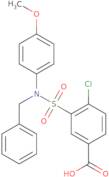 3-[Benzyl(4-methoxyphenyl)sulfamoyl]-4-chlorobenzoic acid