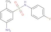 5-Amino-N-(4-fluorophenyl)-2-methylbenzene-1-sulfonamide