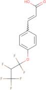 (2E)-3-[4-(1,1,2,3,3,3-Hexafluoropropoxy)phenyl]prop-2-enoic acid
