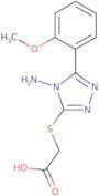 2-{[4-Amino-5-(2-methoxyphenyl)-4H-1,2,4-triazol-3-yl]sulfanyl}acetic acid