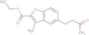 Ethyl 3-methyl-5-(3-oxobutyl)-1-benzofuran-2-carboxylate