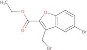 Ethyl 5-bromo-3-(bromomethyl)-1-benzofuran-2-carboxylate