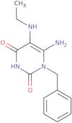 6-Amino-1-benzyl-5-(ethylamino)pyrimidine-2,4(1H,3H)-dione