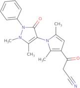 3-[1-(1,5-Dimethyl-3-oxo-2-phenyl-2,3-dihydro-1H-pyrazol-4-yl)-2,5-dimethyl-1H-pyrrol-3-yl]-3-oxop…