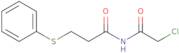 N-(2-Chloroacetyl)-3-(phenylsulfanyl)propanamide