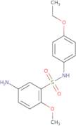 5-Amino-N-(4-ethoxyphenyl)-2-methoxybenzene-1-sulfonamide