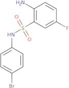 2-Amino-N-(4-bromophenyl)-5-fluorobenzene-1-sulfonamide