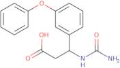 3-(Carbamoylamino)-3-(3-phenoxyphenyl)propanoic acid