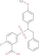 5-[Benzyl(4-methoxyphenyl)sulfamoyl]-2-chlorobenzoic acid