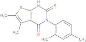 3-(2,4-Dimethylphenyl)-5,6-dimethyl-2-sulfanyl-3H,4H-thieno[2,3-d]pyrimidin-4-one