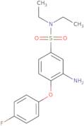 3-Amino-N,N-diethyl-4-(4-fluorophenoxy)benzene-1-sulfonamide