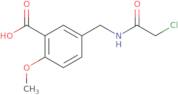 5-[(2-Chloroacetamido)methyl]-2-methoxybenzoic acid