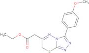 Ethyl 2-[3-(4-methoxyphenyl)-7H-[1,2,4]triazolo[3,4-b][1,3,4]thiadiazin-6-yl]acetate