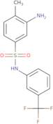 3-Amino-4-methyl-N-[3-(trifluoromethyl)phenyl]benzene-1-sulfonamide