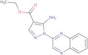 Ethyl 5-amino-1-(quinoxalin-2-yl)-1H-pyrazole-4-carboxylate