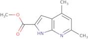 Methyl 4,6-dimethyl-1H-pyrrolo[2,3-b]pyridine-2-carboxylate