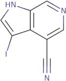 3-Iodo-1H-pyrrolo[2,3-c]pyridine-4-carbonitrile