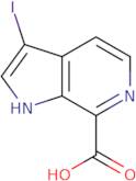 3-Iodo-1H-pyrrolo[2,3-c]pyridine-7-carboxylic acid