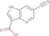 6-Cyano-1H-pyrrolo[3,2-b]pyridine-3-carboxylic acid