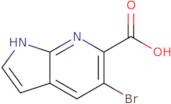 5-Bromo-1H-pyrrolo[2,3-b]pyridine-6-carboxylic acid