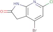 4-Bromo-6-chloro-1H,2H,3H-pyrrolo[2,3-b]pyridin-2-one