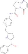 N-(4-((5-(Hydroxy(phenyl)methyl)pyrrolidin-2-yl)methyl)phenyl)-4-oxo-4,6,7,8-tetrahydropyrrolo(1,2-A)pyrimidine-6-carboxamide