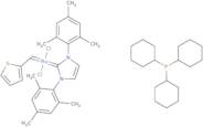 Tricyclohexylphosphine[1,3-bis(2,4,6-trimethylphenyl)imidazol-2-ylidene][2-thienylmethylene]ruthenium(II) dichloride
