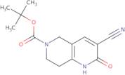 tert-Butyl 3-cyano-2-oxo-1,2,5,6,7,8-hexahydro-1,6-naphthyridine-6-carboxylate