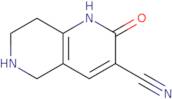 2-Oxo-1,2,5,6,7,8-hexahydro-1,6-naphthyridine-3-carbonitrile