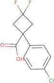 1-(4-Chlorophenyl)-3,3-difluorocyclobutane-1-carboxylic acid