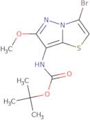 (3-Bromo-6-methoxy-pyrazolo[5,1-b]thiazol-7-yl)-carbamic acid tert-butyl ester