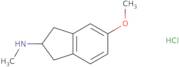 5-Methoxy-N-methyl-2,3-dihydro-1H-inden-2-amine hydrochloride