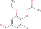 2-(2-Bromo-6-ethoxy-4-formylphenoxy)acetamide