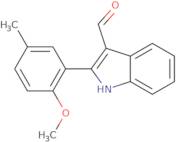 2-(2-Methoxy-5-methylphenyl)-1H-indole-3-carbaldehyde