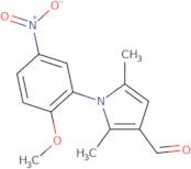 1-(2-Methoxy-5-nitrophenyl)-2,5-dimethyl-pyrrole-3-carbaldehyde