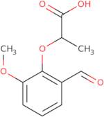 2-(2-Formyl-6-methoxyphenoxy)propanoic Acid