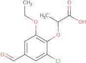 2-(2-Chloro-6-ethoxy-4-formylphenoxy)propanoic acid