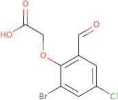 (2-Bromo-4-chloro-6-formylphenoxy)acetic acid