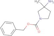 Benzyl 3-amino-3-methylpyrrolidine-1-carboxylate