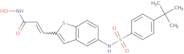 (2E)-3-[5-(4-tert-Butylbenzenesulfonamido)-1-benzothiophen-2-yl]-N-hydroxyprop-2-enamide