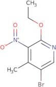 5-Bromo-2-ethoxy-4-methyl-3-nitropyridine