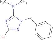 1-Benzyl-3-bromo-N,N-dimethyl-1H-1,2,4-triazol-5-amine