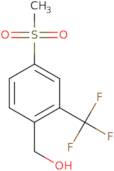 (2-(Trifluoromethyl)-4-(methylsulfonyl)phenyl)methanol