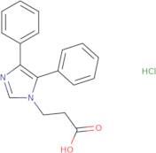 3-(4,5-diphenyl-1H-imidazol-1-yl)propanoic acid hydrochloride