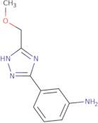 3-[3-(Methoxymethyl)-1H-1,2,4-triazol-5-yl]aniline