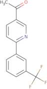 1-{6-[3-(Trifluoromethyl)phenyl]pyridin-3-yl}ethanone