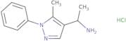 1-(5-Methyl-1-phenyl-1H-pyrazol-4-yl)ethan-1-amine hydrochloride