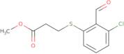 Methyl 3-[(3-chloro-2-formylphenyl)thio]propanoate