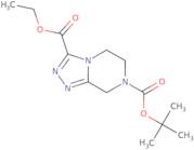 7-tert-Butyl 3-ethyl 5,6-dihydro-[1,2,4]triazolo[4,3-a]pyrazine-3,7(8H)-dicarboxylate