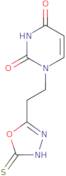 1-[2-(5-Mercapto-1,3,4-oxadiazol-2-yl)ethyl]pyrimidine-2,4(1H,3H)-dione
